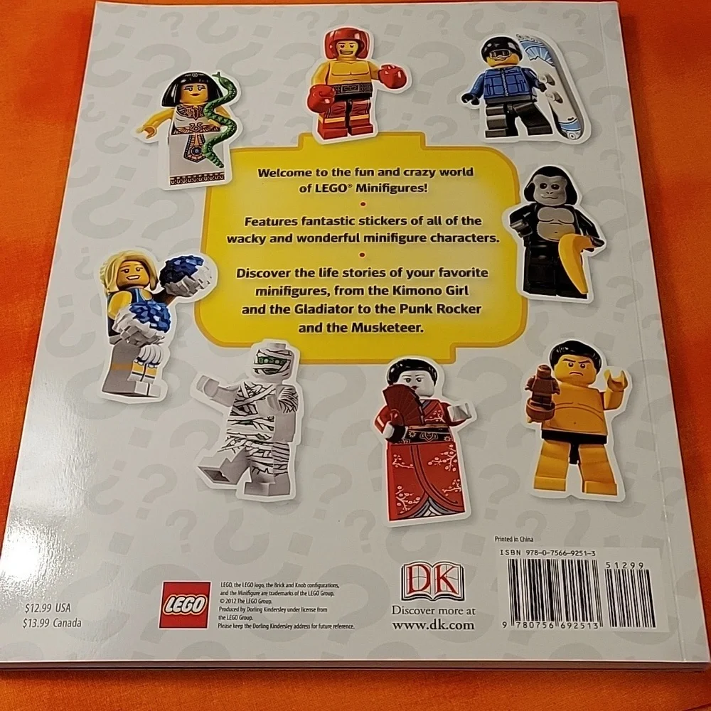 DK Lego Ultimate Sticker Collection Book Minifigures New Series 1-7